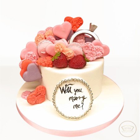 Evlilik Teklifi Pasta