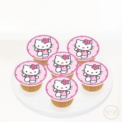 Hello Kitty Resimli Cupcake