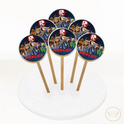 Roblox Resimli Kurabiye 6 Adet