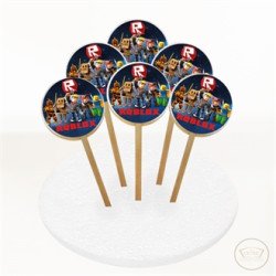 Roblox Resimli Kurabiye 6 Adet