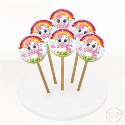 Unicorn Resimli Kurabiye 6 Adet