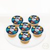 Astronot Resimli Cupcake