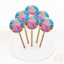 Barbie Deniz Kızı Resimli Kurabiye 6 Adet