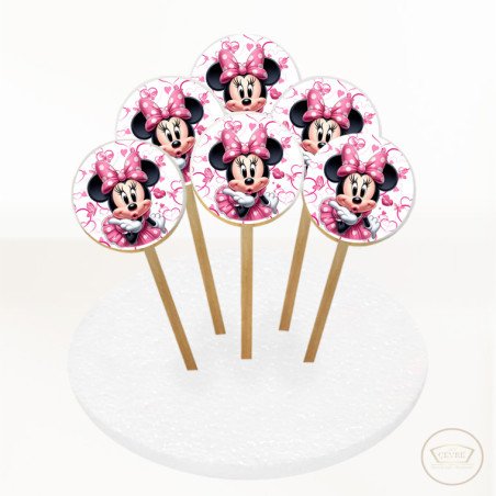 Minnie Mouse Resimli Kurabiye