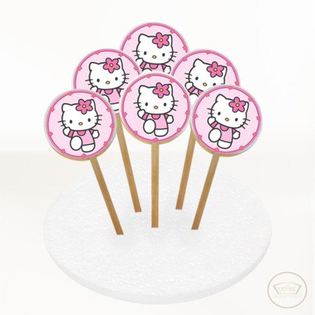 Hello Kitty Resimli Kurabiye 6 Adet