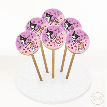 Kuromi Resim Kurabiye 6 Adet