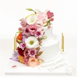 Çiçekli Söz Nışan Pasta