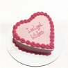 Yazılı Kalp Pasta